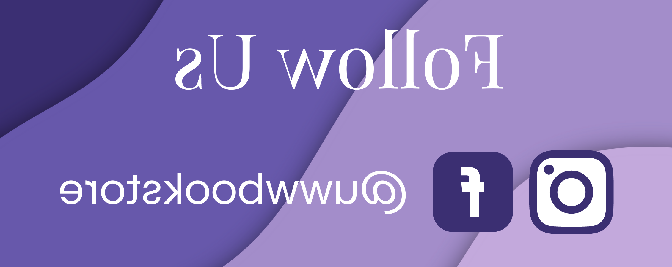 Follow Us on Instagram and Facebook @uwwbookstore